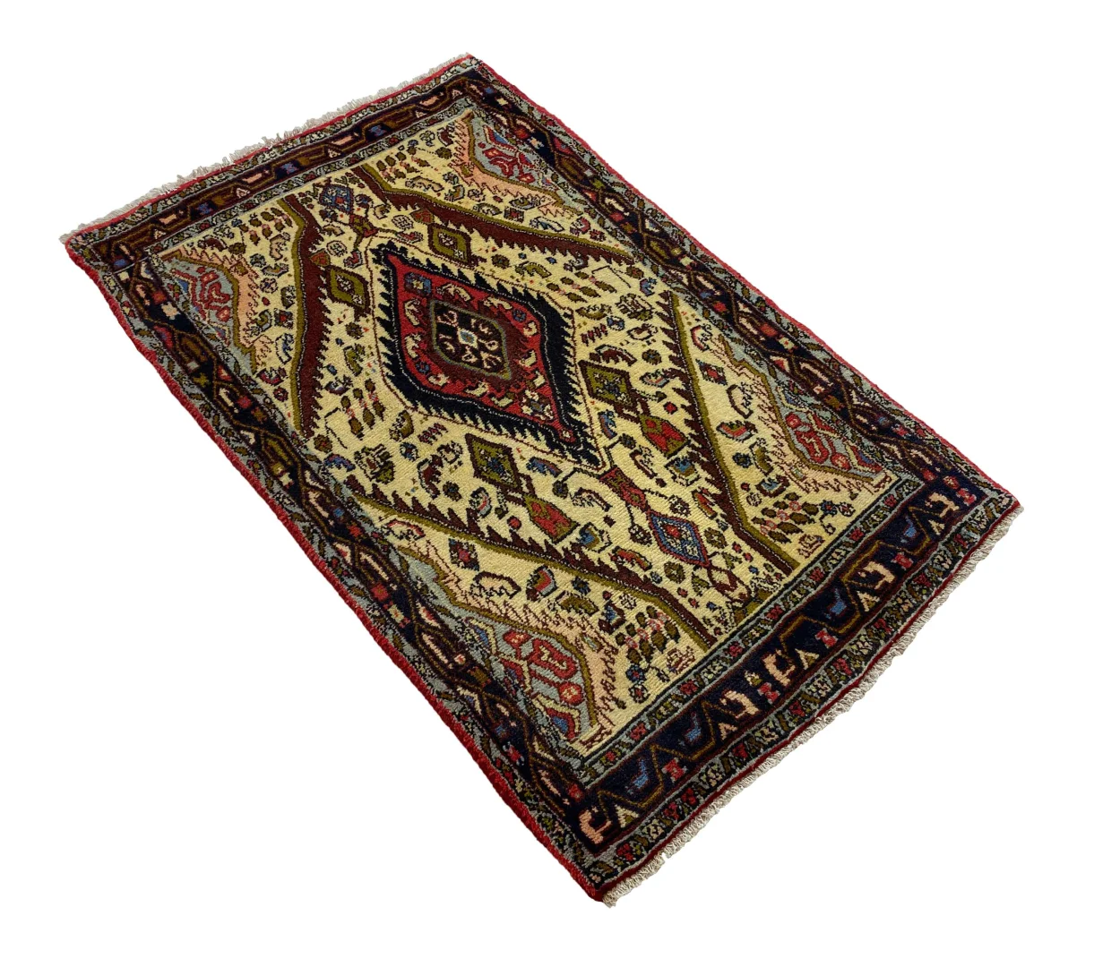 Perserteppich Hamadan 122 x 74 cm Wolle handgeknüpft
