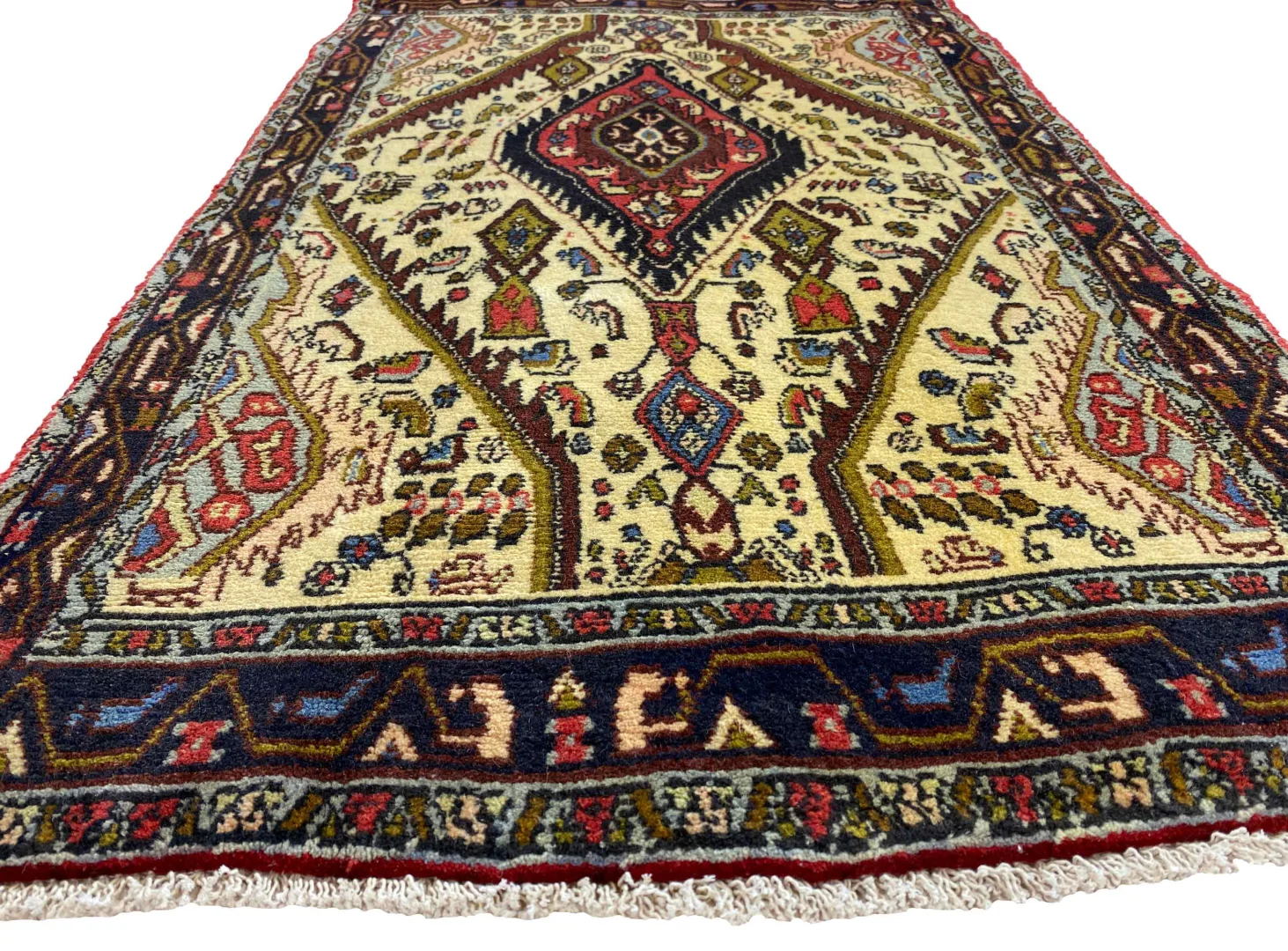 Perserteppich Hamadan 122 x 74 cm Wolle handgeknüpft
