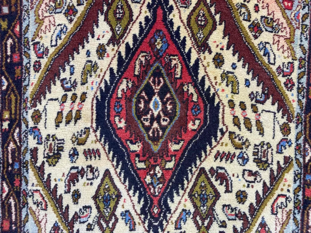 Perserteppich Hamadan 122 x 74 cm Wolle handgeknüpft