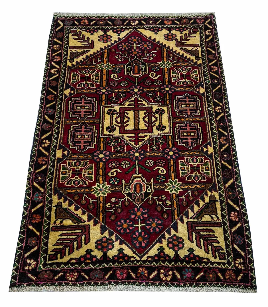 Perserteppich Hamadan 122 x 76 cm Wolle handgeknüpft