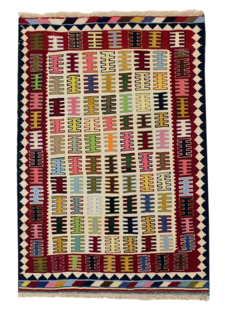 Perserteppich Fars 145 x 99 cm Wolle handgewebt