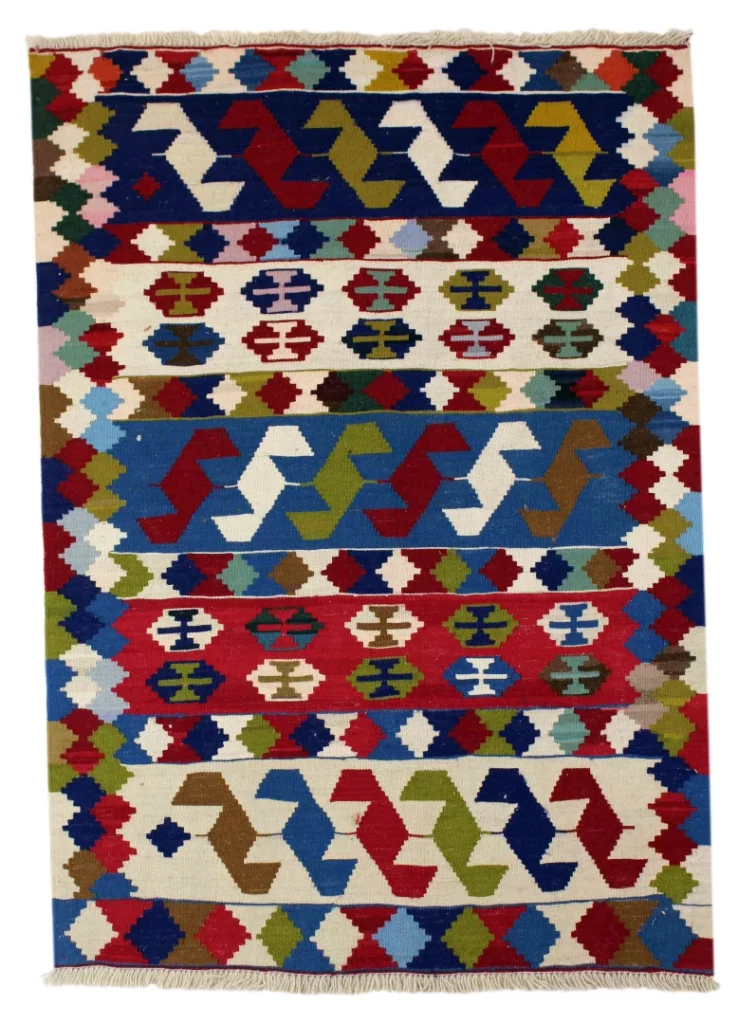 Perserteppich Fars 145 x 99 cm Wolle handgewebt