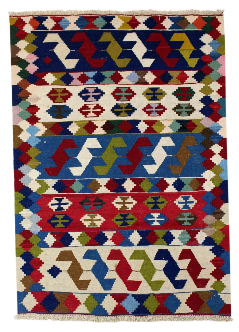 Perserteppich Fars 145 x 99 cm Wolle handgewebt