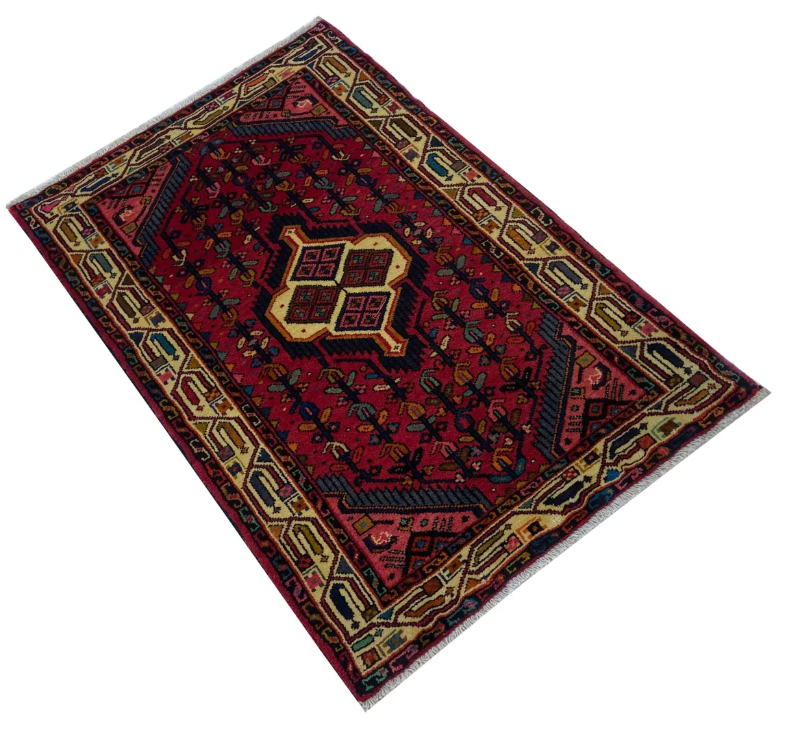 Perserteppich Hamadan 122 x 81 cm Wolle handgeknüpft