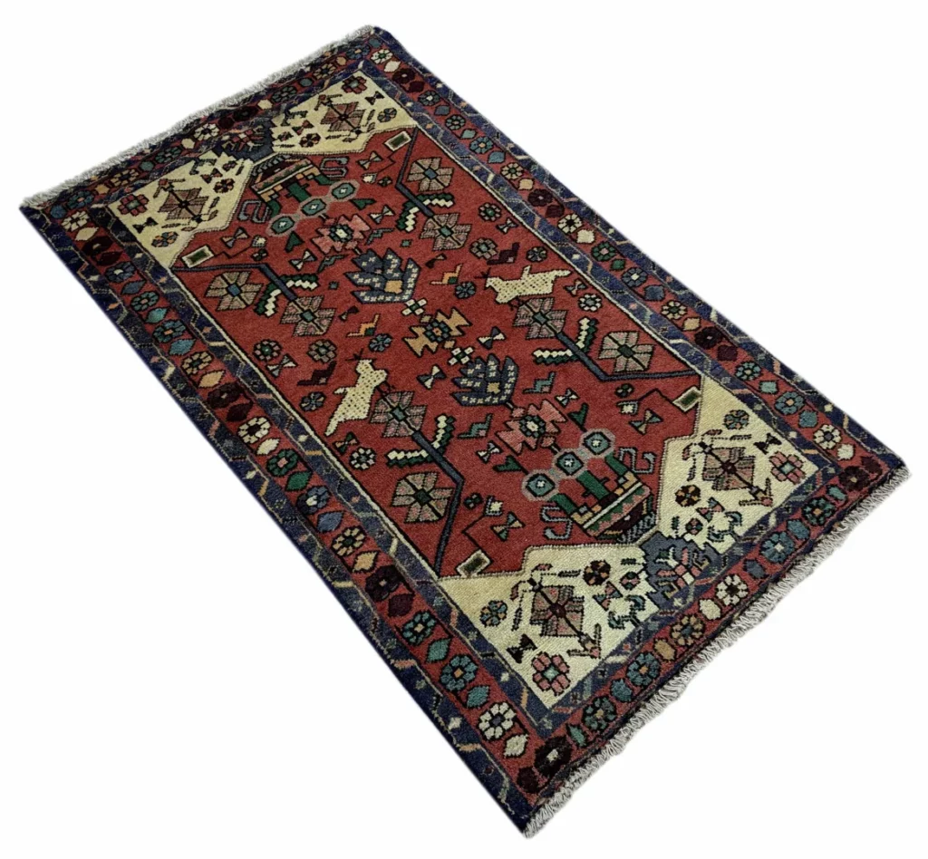 Perserteppich Hamadan 123 x 73 cm Wolle handgeknüpft