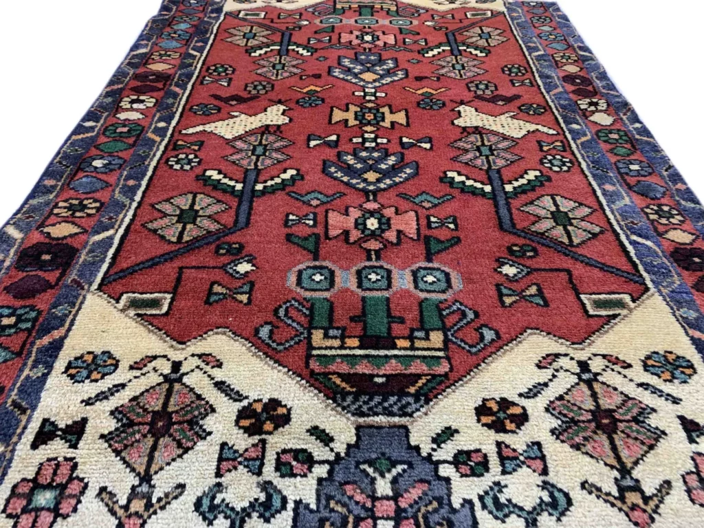 Perserteppich Hamadan 123 x 73 cm Wolle handgeknüpft