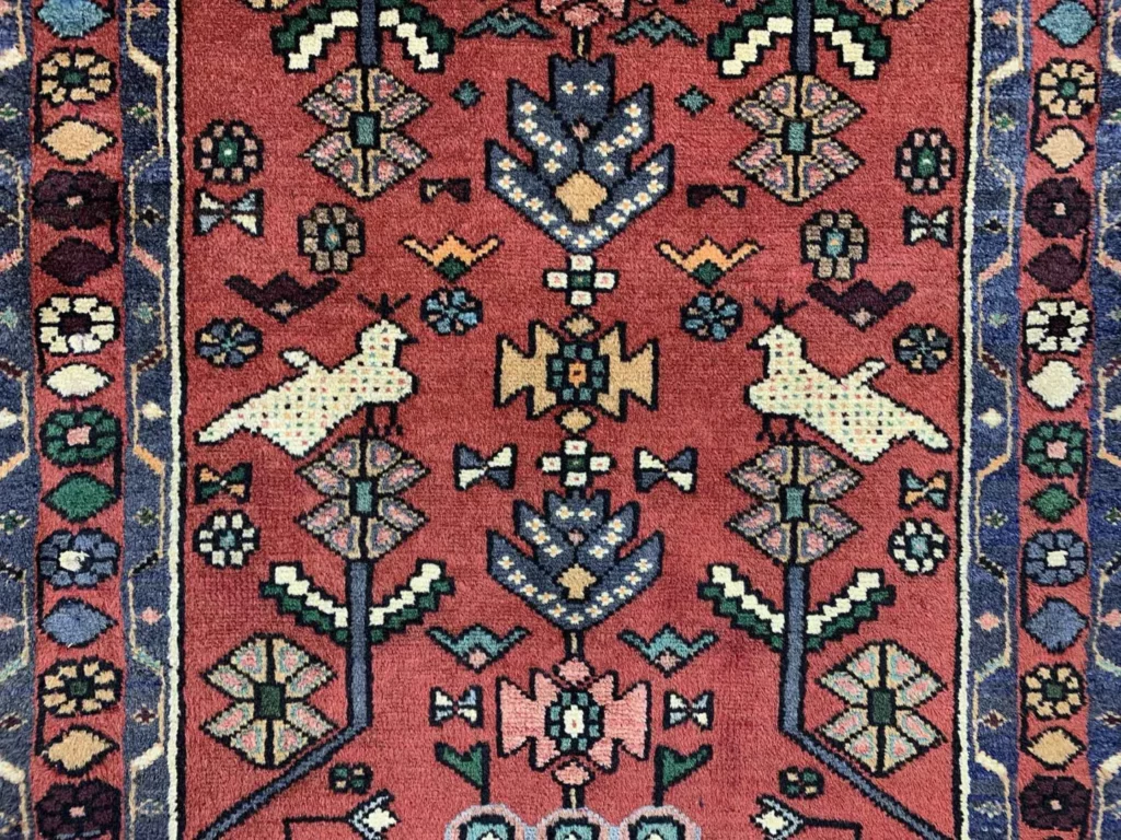 Perserteppich Hamadan 123 x 73 cm Wolle handgeknüpft