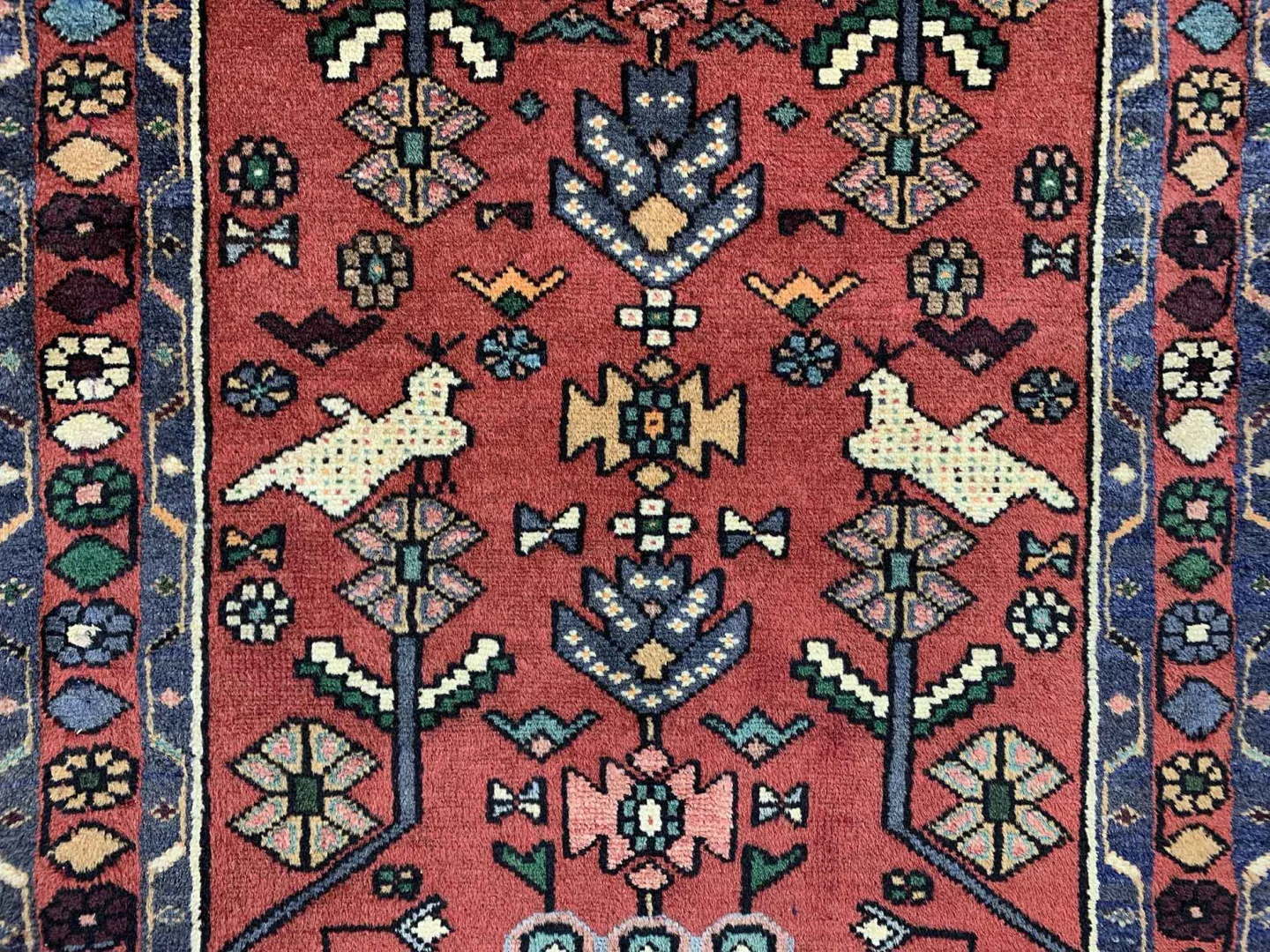 Perserteppich Hamadan 123 x 73 cm Wolle handgeknüpft