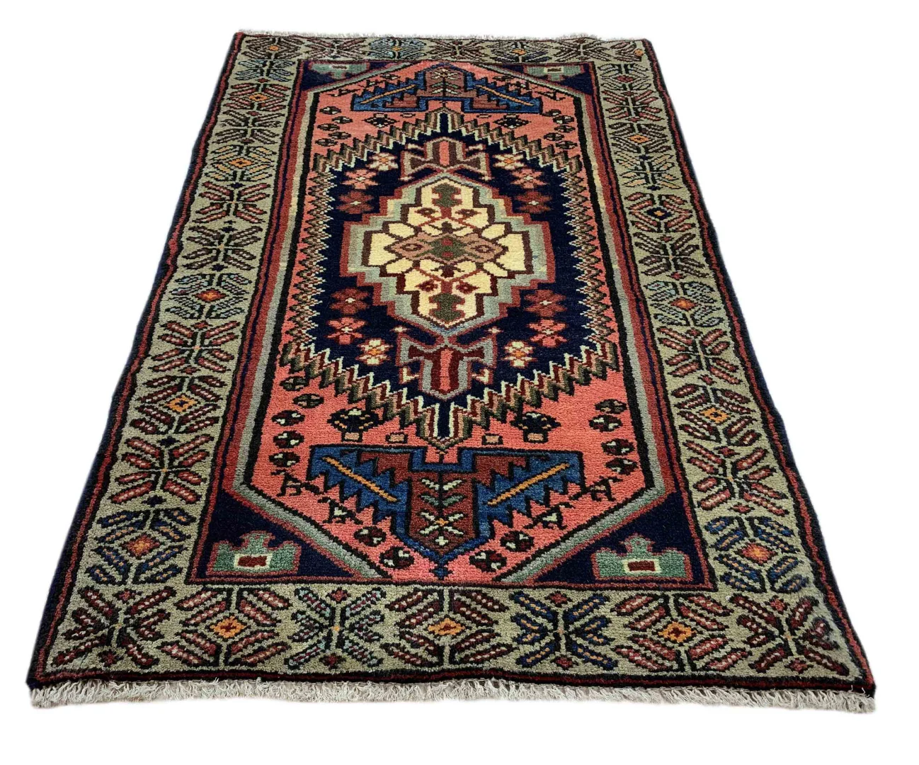 Perserteppich Hamadan 123x78 cm Wolle handgeknüpft