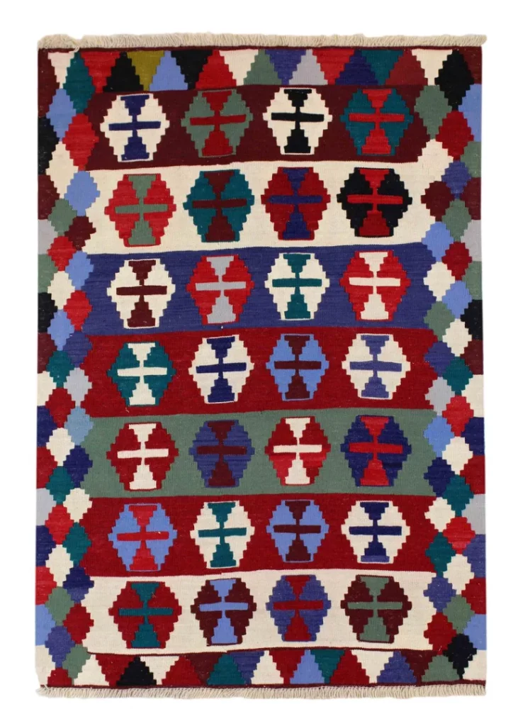 Orientteppich Fars 148 x 100 cm Wolle handgewebt