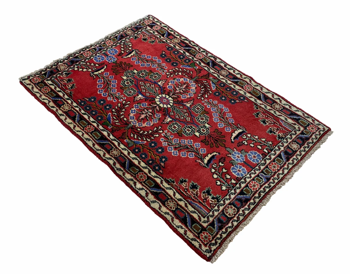 Perserteppich Hamadan 124x85 cm Wolle handgeknüpft