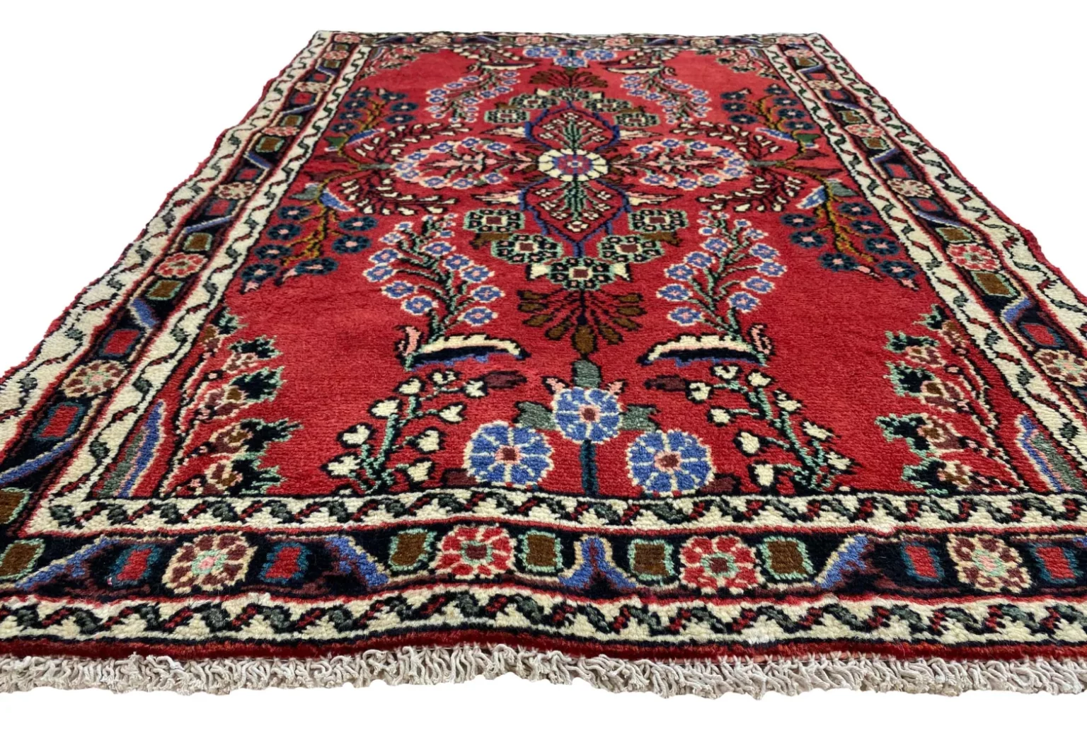 Perserteppich Hamadan 124x85 cm Wolle handgeknüpft