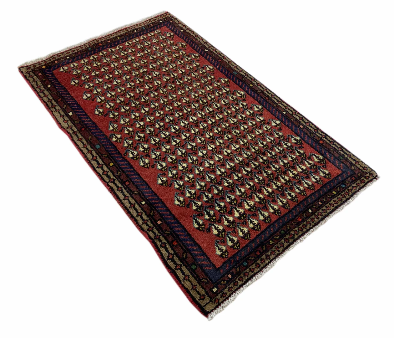 Perserteppich Hamadan 125 x 77 cm Wolle handgeknüpft