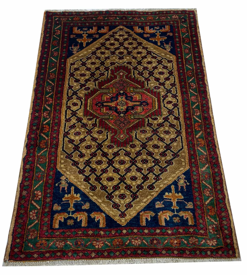 Perserteppich Hamadan 125 x 82 cm Wolle handgeknüpft
