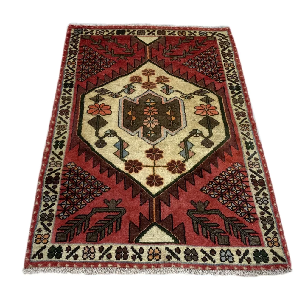 Perserteppich Hamadan 125 x 85 cm Wolle handgeknüpft