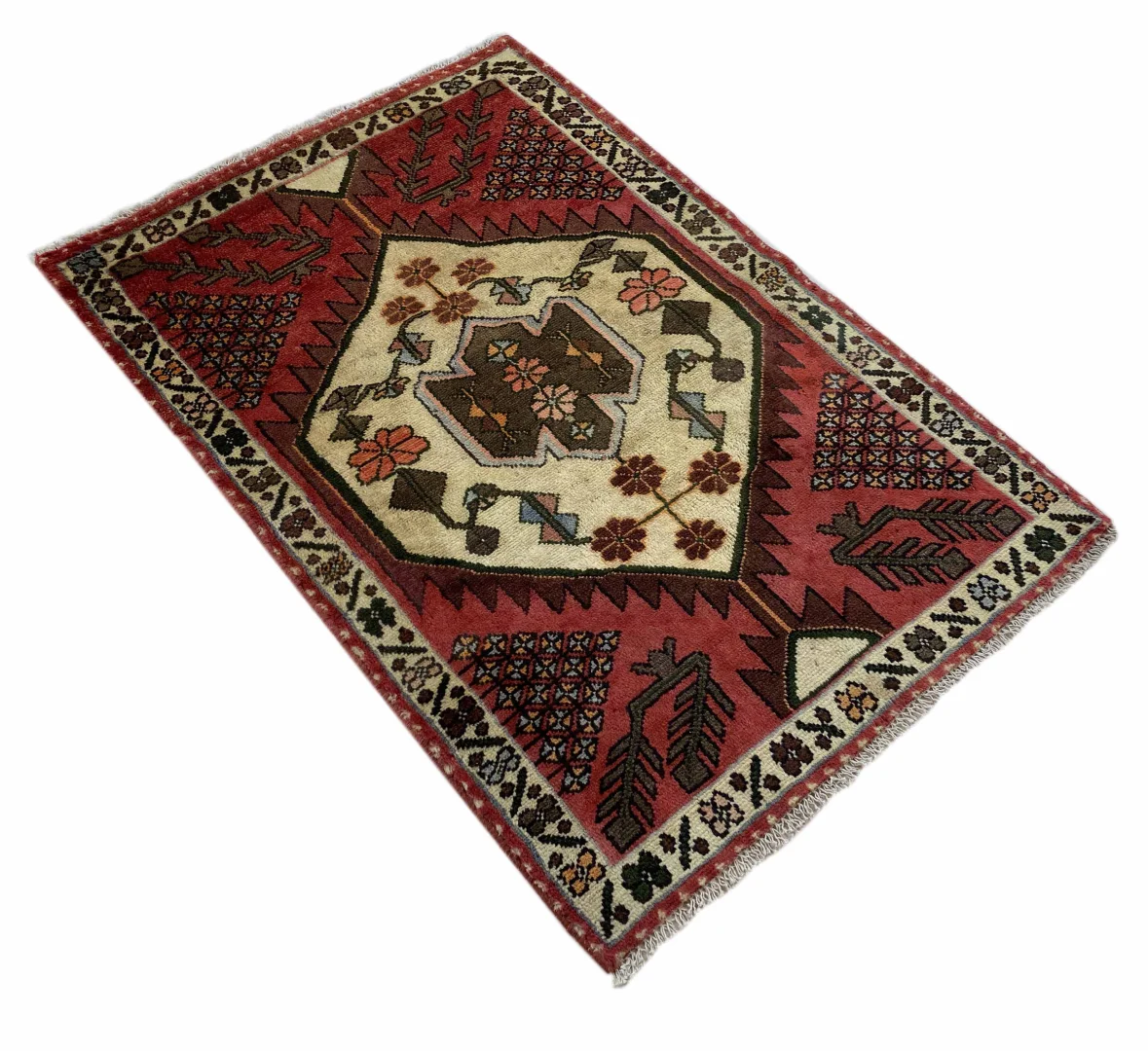 Perserteppich Hamadan 125 x 85 cm Wolle handgeknüpft
