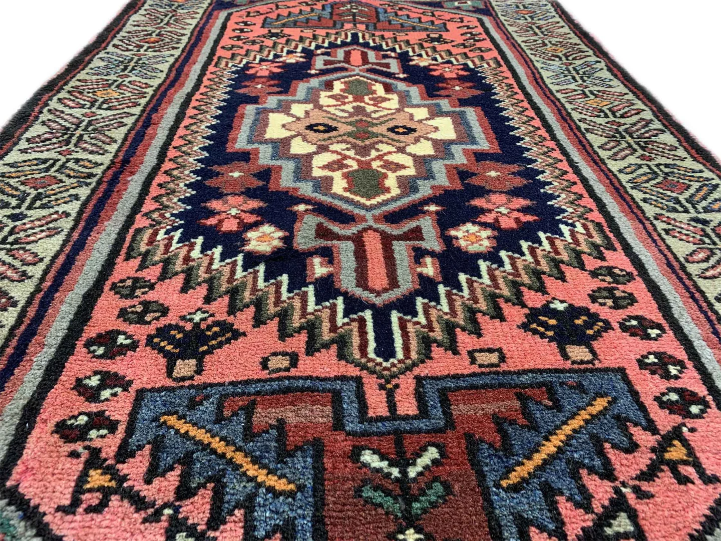 Perserteppich Hamadan 127 x 77 cm Wolle handgeknüpft