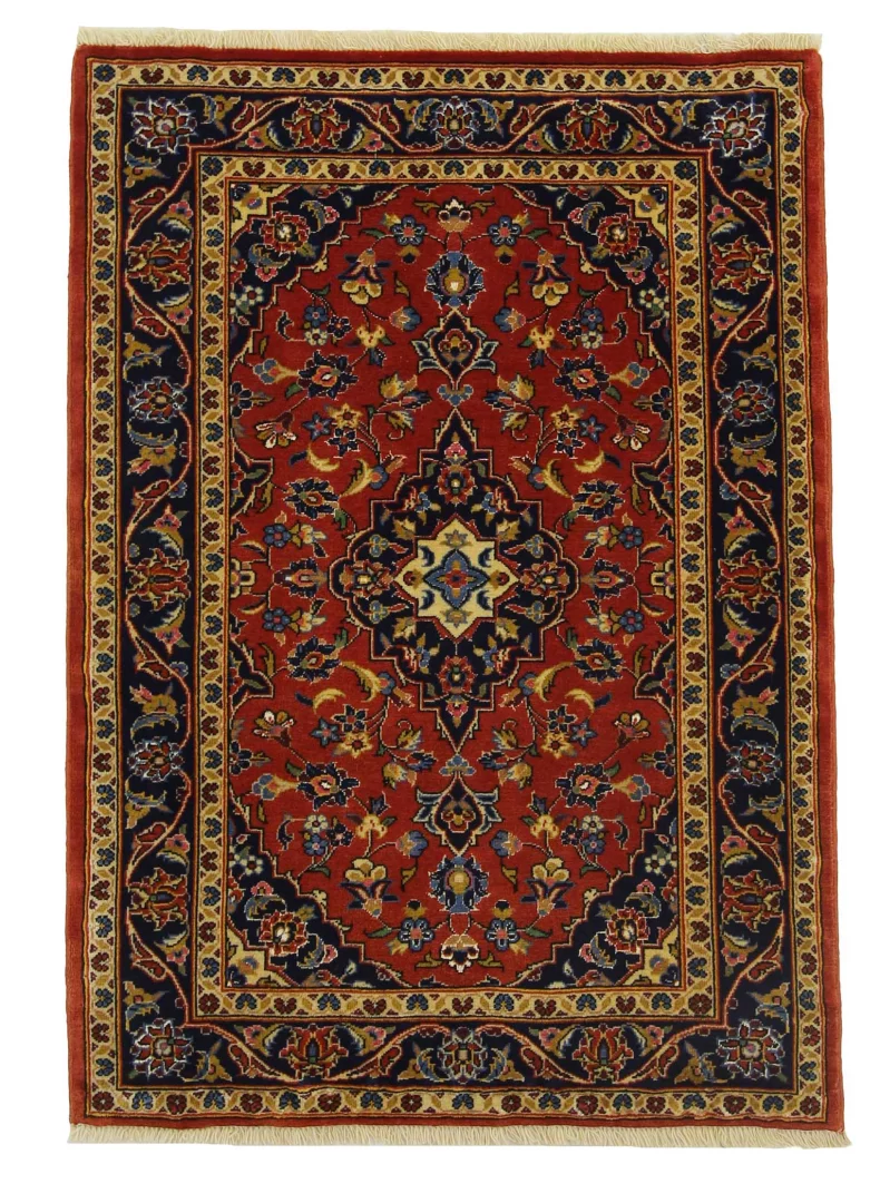 Perserteppich Keshan 133 x 96 cm Wolle handgeknüpft