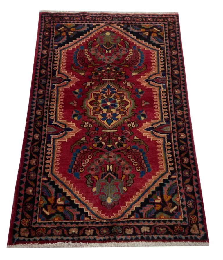Perserteppich Hamadan 127 x 78 cm Wolle handgeknüpft