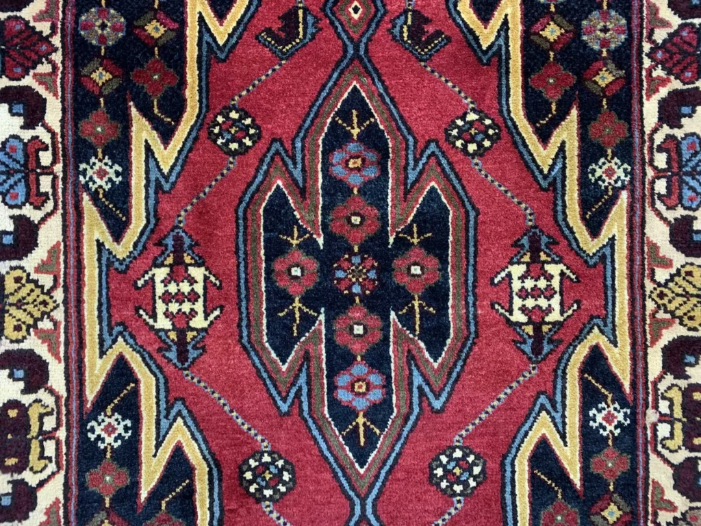 Perserteppich Hamadan 127 x 87 cm Wolle handgeknüpft