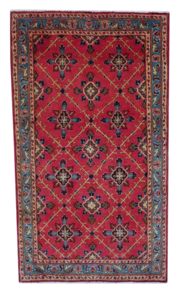 Perserteppich Keshan 138 x 80 cm Wolle handgeknüpft