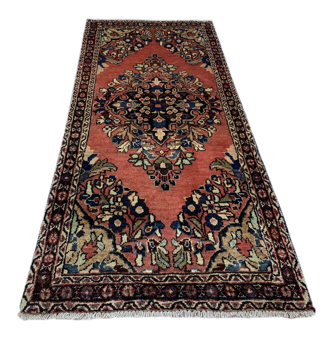 Perserteppich Hamadan 130 x 56 cm Wolle handgeknüpft