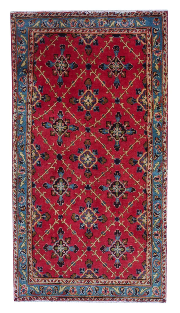 Perserteppich Keshan 142 x 76 cm Wolle handgeknüpft