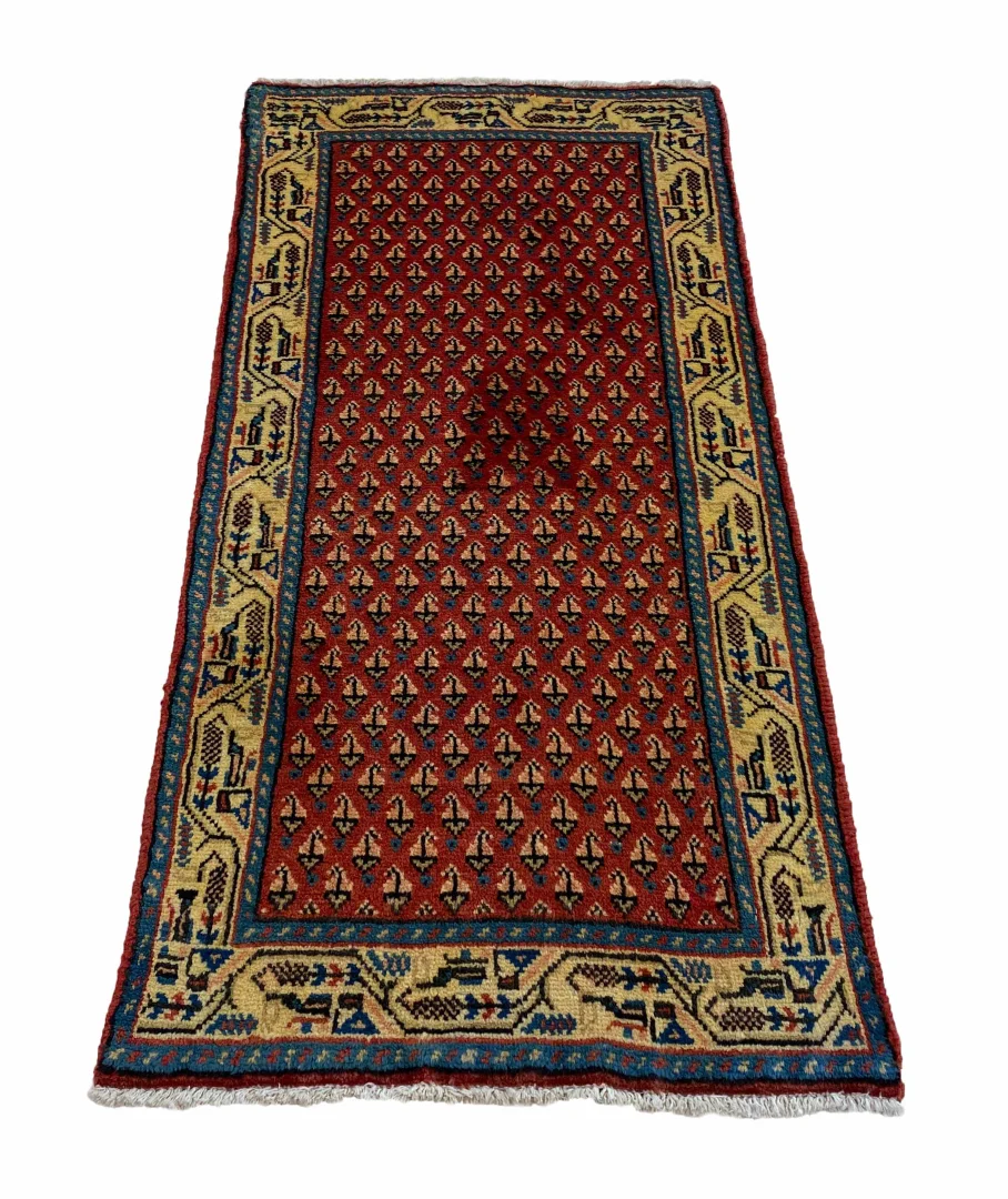 Perserteppich Hamadan 130 x 60 cm Wolle handgeknüpft