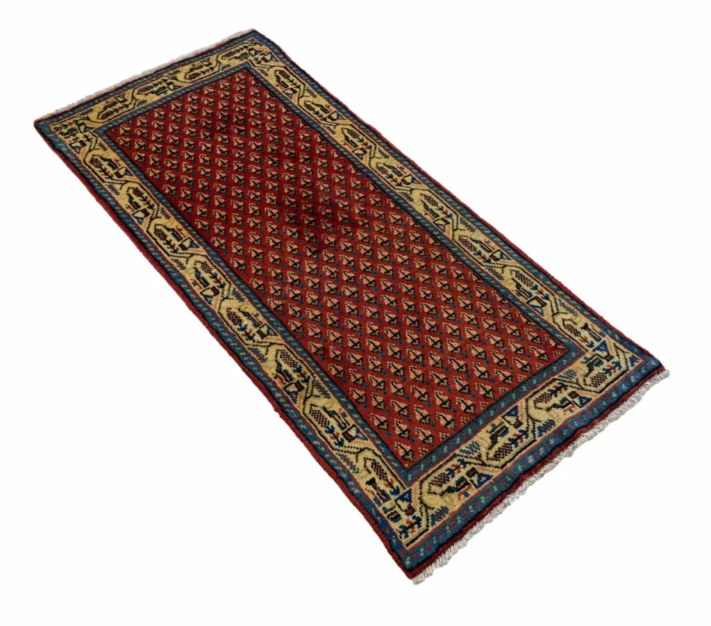 Perserteppich Hamadan 130 x 60 cm Wolle handgeknüpft
