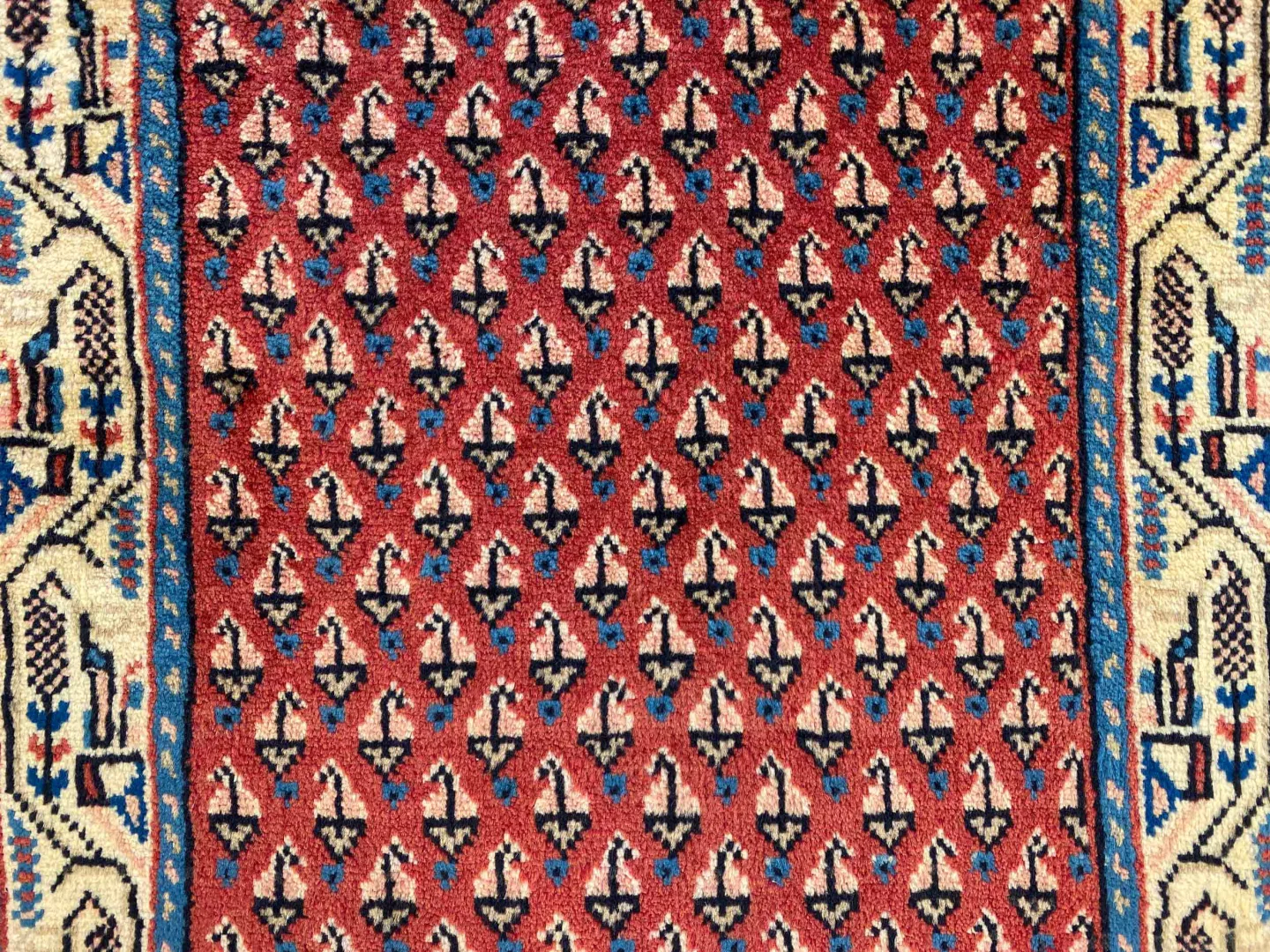 Perserteppich Hamadan 130 x 60 cm Wolle handgeknüpft