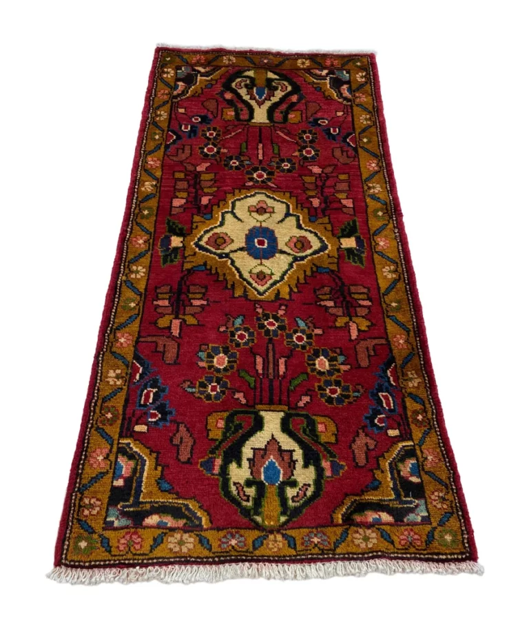 Perserteppich Hamadan 130 x 63 cm Wolle handgeknüpft