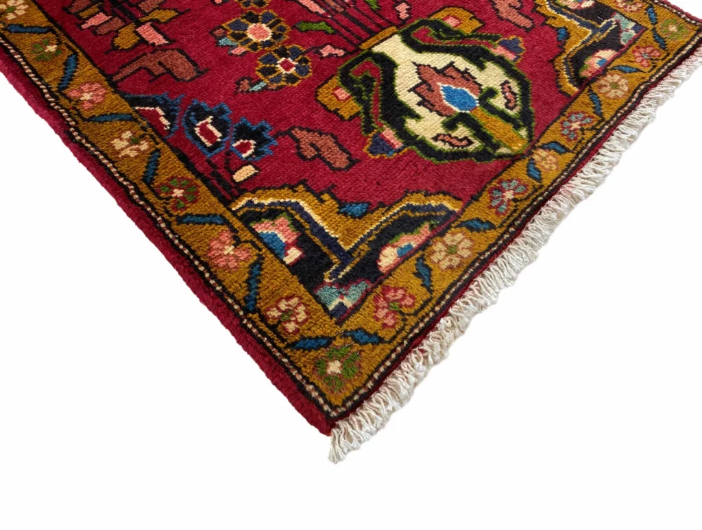 Perserteppich Hamadan 130 x 63 cm Wolle handgeknüpft