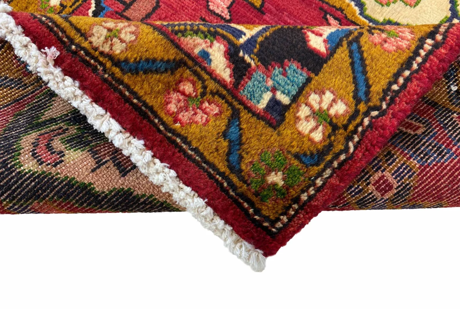 Perserteppich Hamadan 130 x 63 cm Wolle handgeknüpft