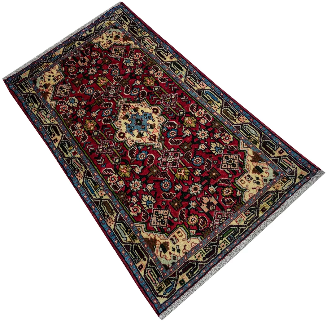 Perserteppich Hamadan 130 x 72 cm Wolle handgeknüpft