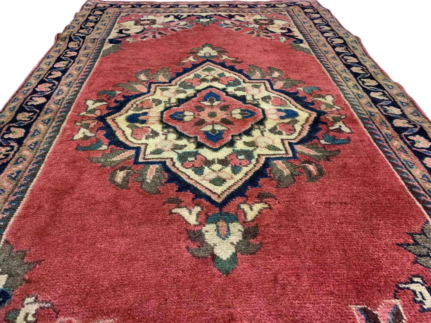Perserteppich Hamadan 130 x 73 cm Wolle handgeknüpft