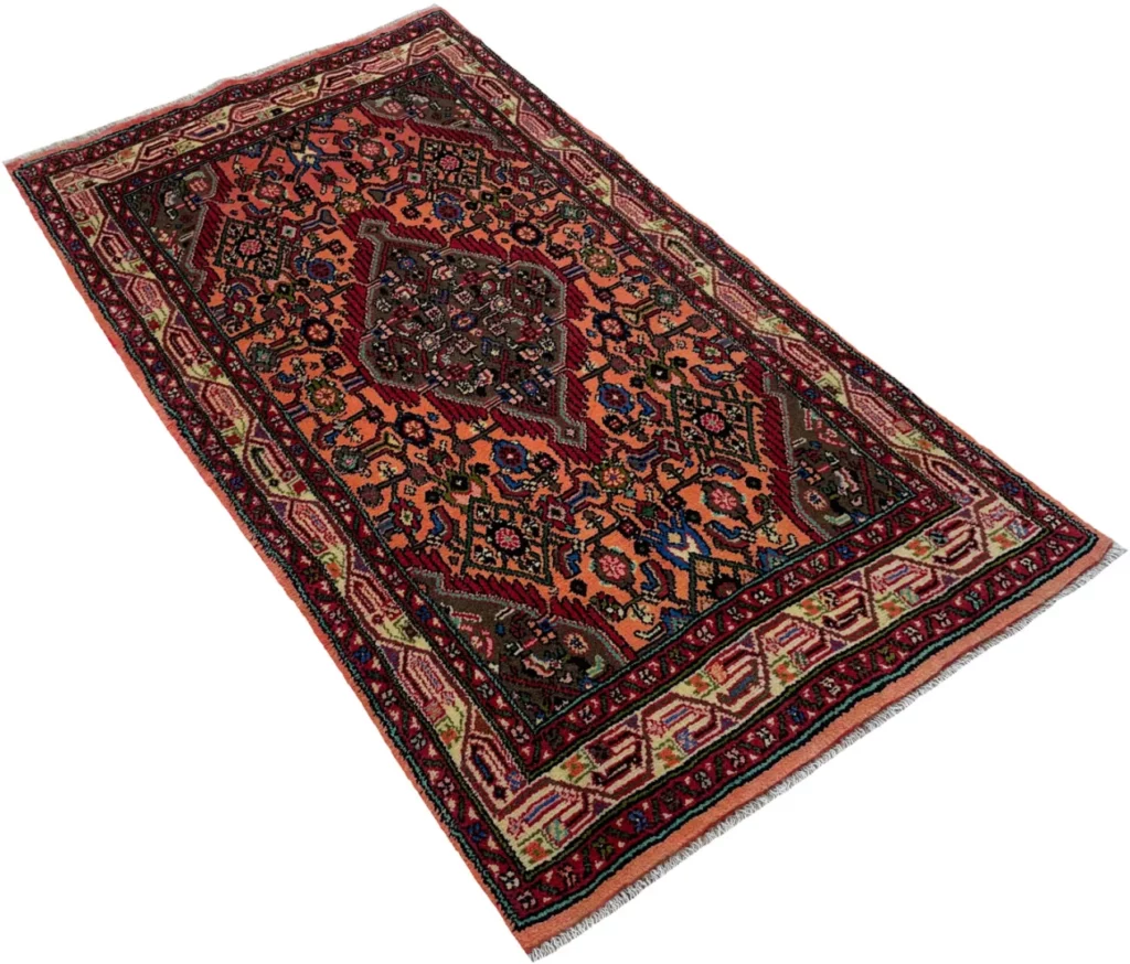 Perserteppich Hamadan 130 x 75 cm Wolle handgeknüpft