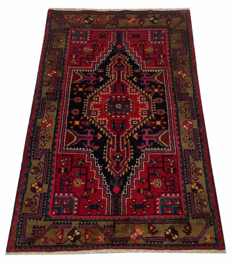 Perserteppich Hamadan 130 x 82 cm Wolle handgeknüpft
