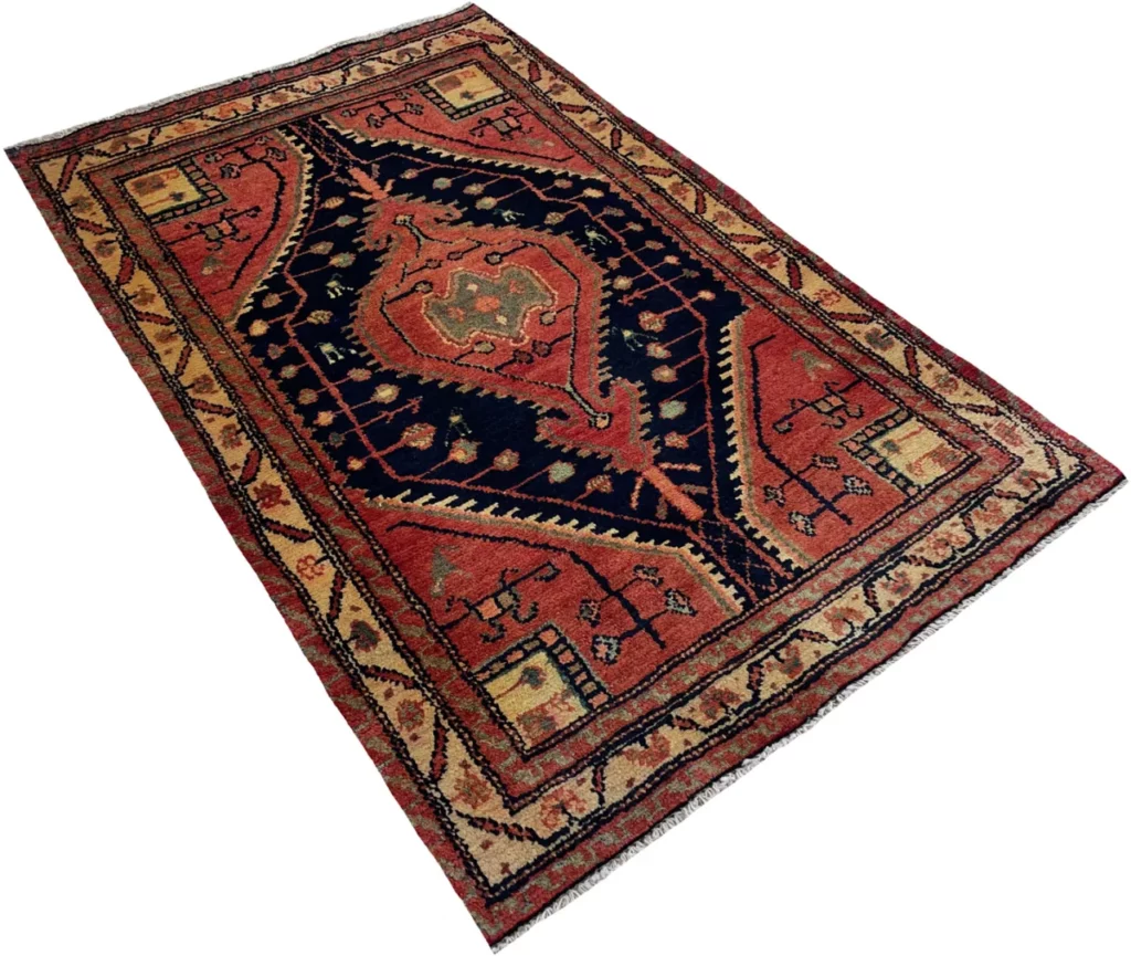 Perserteppich Hamadan 130 x 88 cm Wolle handgeknüpft
