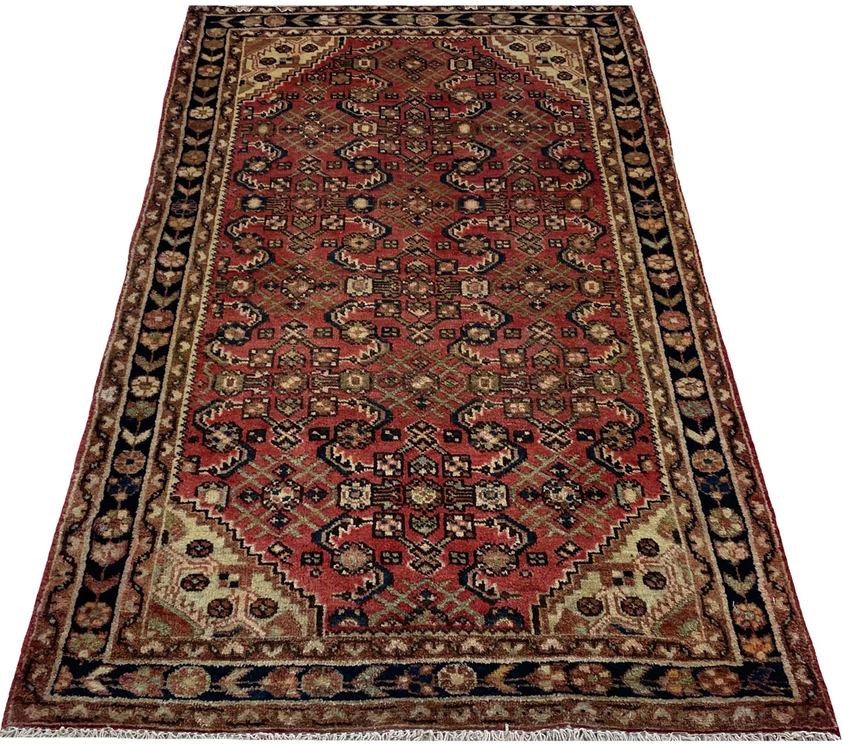 Perserteppich Hamadan 131 x 80 cm Wolle handgeknüpft