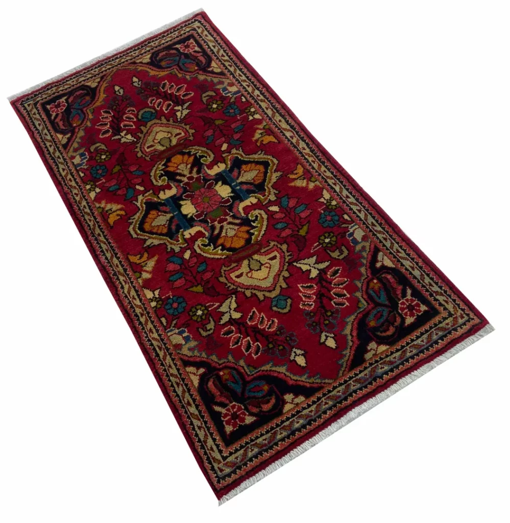 Perserteppich Hamadan 133 x 70 cm Wolle handgeknüpft