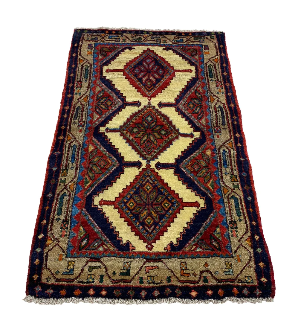 hamadan-teppich-134-x-77-cm-100000-knoten-handgeknupft-fur-teppiche-1 Perserteppich Hamadan 134 x 77 cm Wolle handgeknüpft
