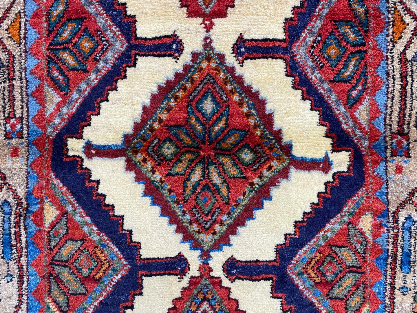 hamadan-teppich-134-x-77-cm-100000-knoten-handgeknupft-fur-teppiche-6 Perserteppich Hamadan 134 x 77 cm Wolle handgeknüpft