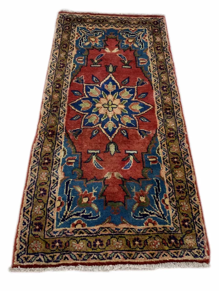 hamadan-teppich-135x61-cm-100-350000-knoten-handgeknupft-fur-teppiche-1 Perserteppich Hamadan 135 x 61 cm Wolle handgeknüpft