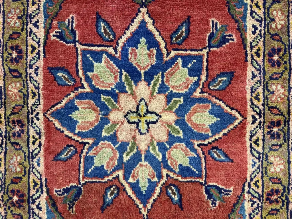 hamadan-teppich-135x61-cm-100-350000-knoten-handgeknupft-fur-teppiche-4 Perserteppich Hamadan 135 x 61 cm Wolle handgeknüpft