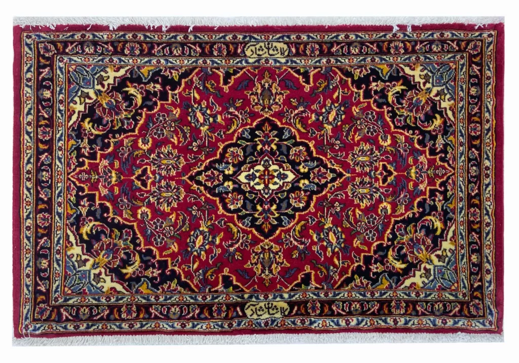 keshan-teppich-64-x-100-cm-150000-knoten-m-handgeknupft-orientteppich Perserteppich Keshan 64 x 100 cm Wolle handgeknüpft