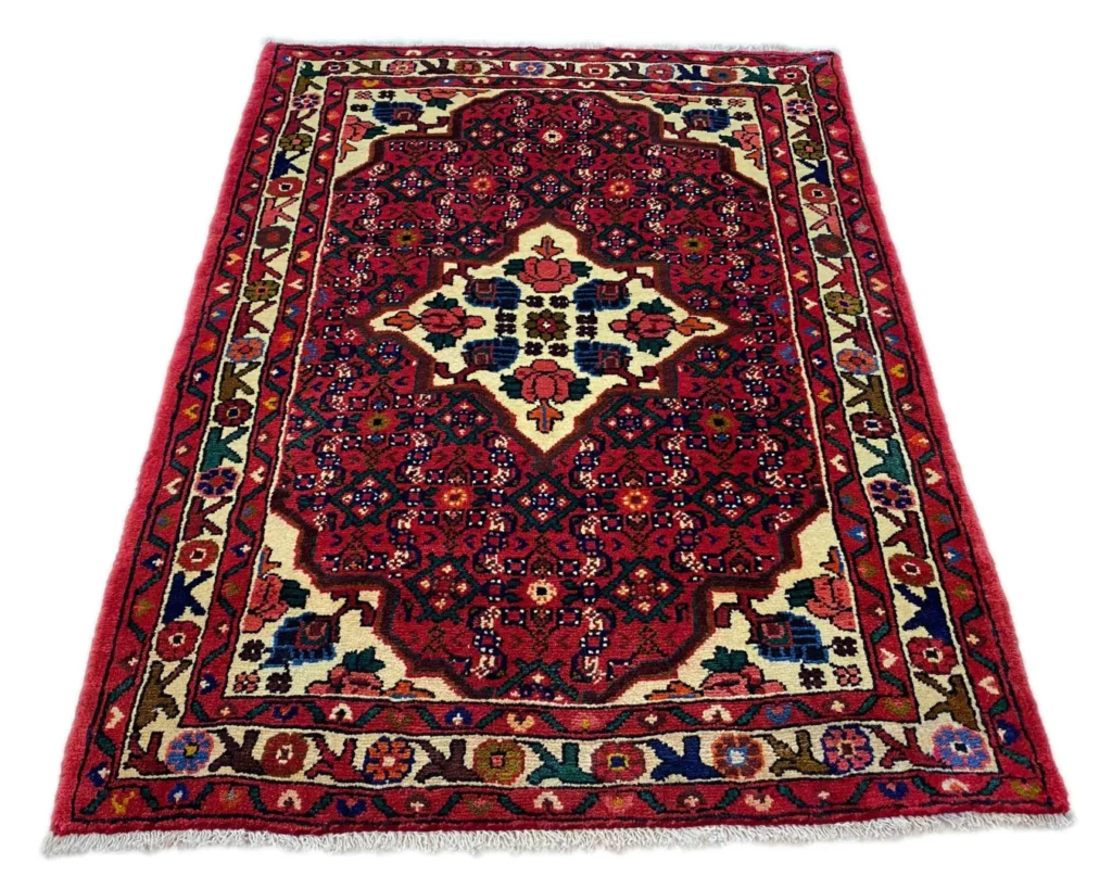 Perserteppich Hamadan 136 x 104 cm Wolle handgeknüpft