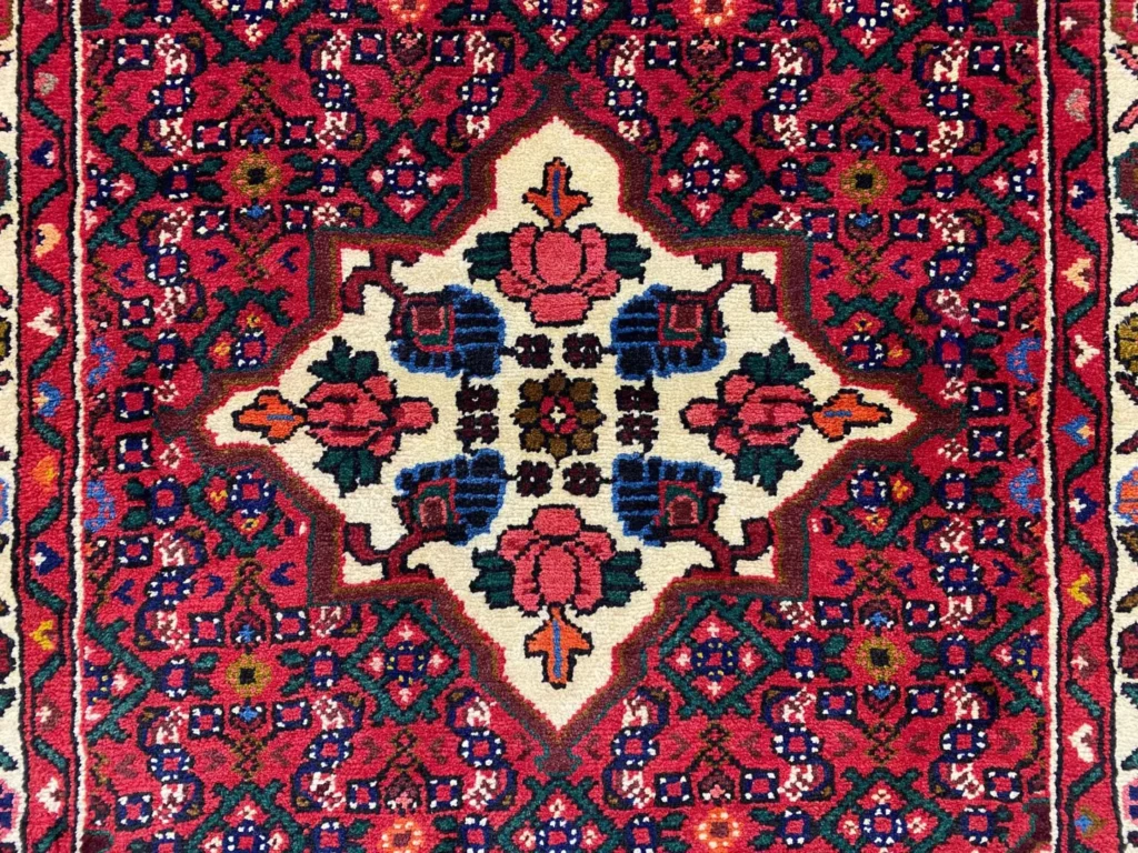 Perserteppich Hamadan 136 x 104 cm Wolle handgeknüpft