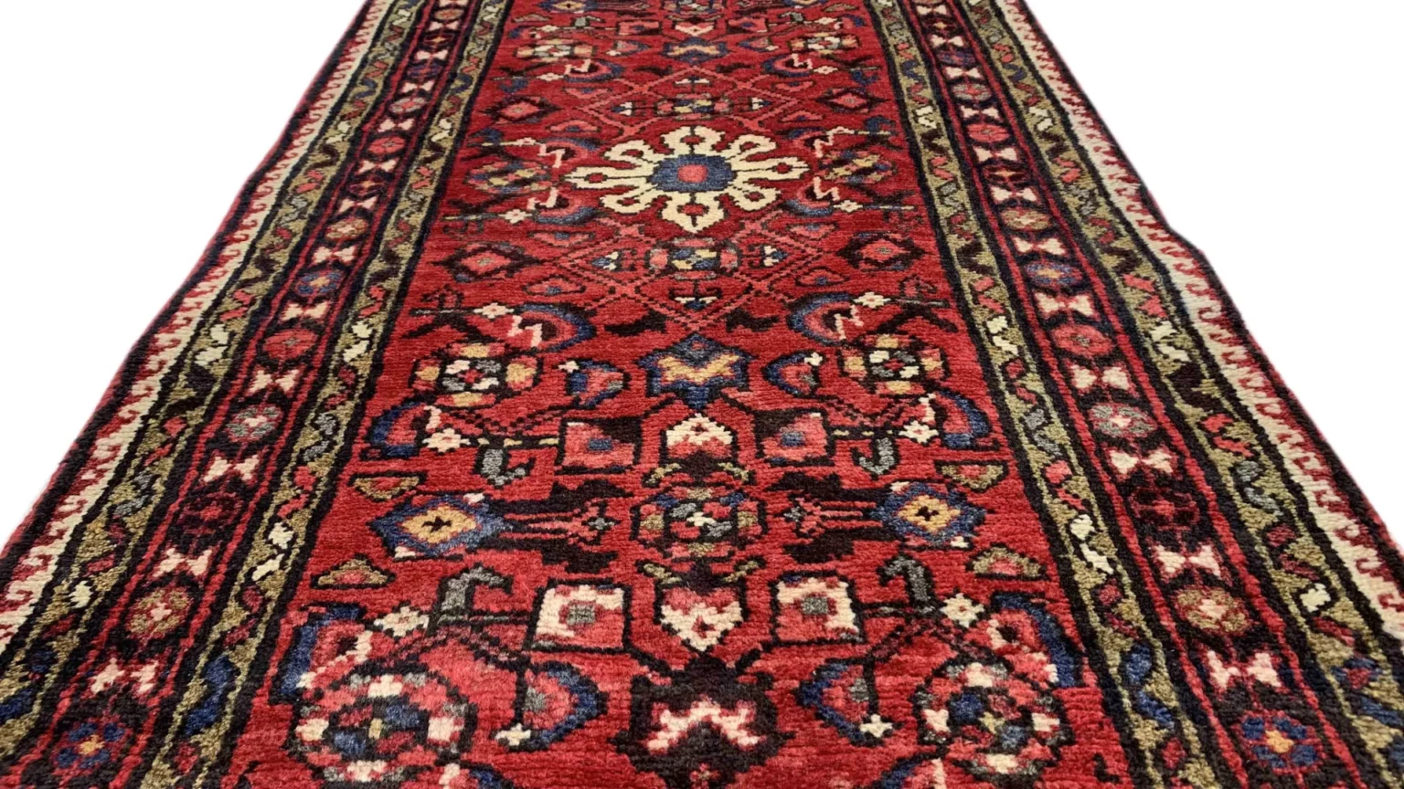 Perserteppich Hamadan 136 x 63 cm Wolle handgeknüpft
