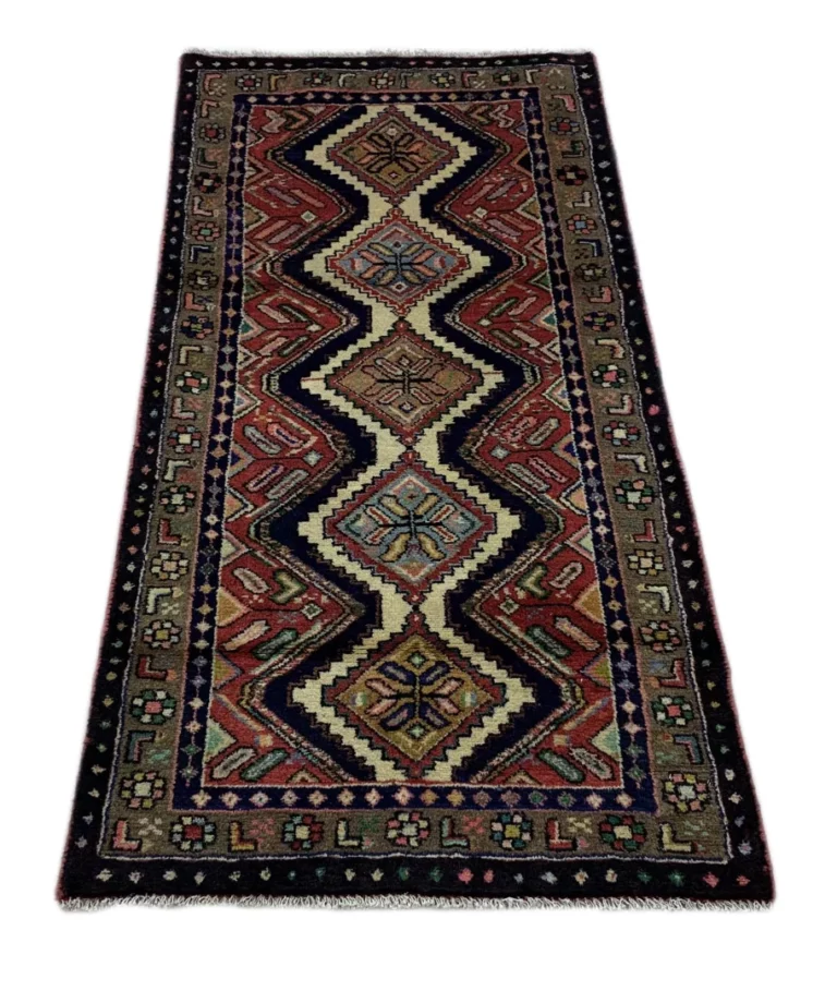 Perserteppich Hamadan 136 x 70 cm Wolle handgeknüpft