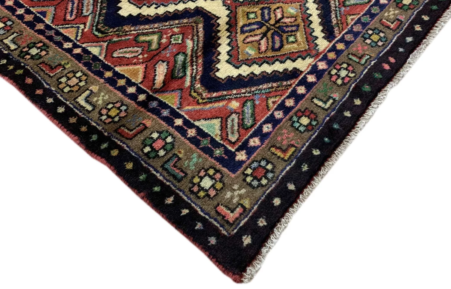 Perserteppich Hamadan 136 x 70 cm Wolle handgeknüpft